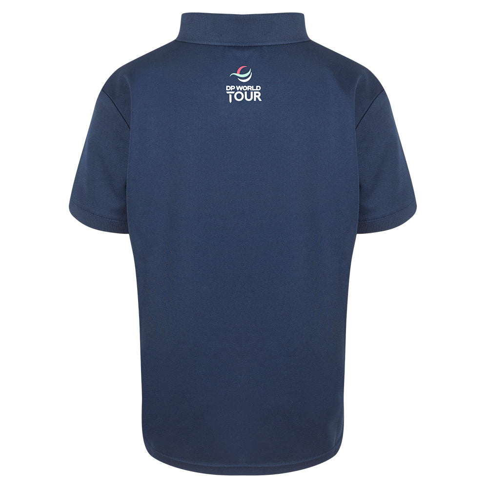 Genesis Scottish Open Youth Navy Polo Shirt Front