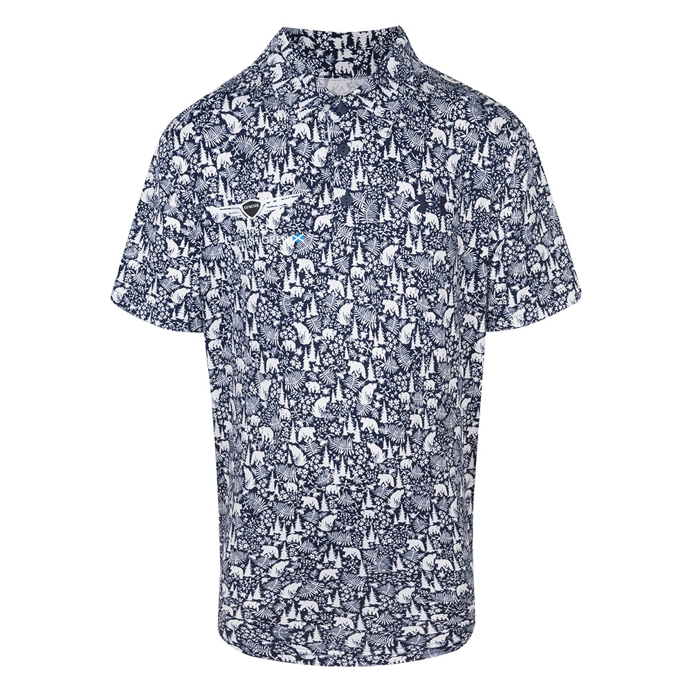 Genesis Scottish Open Under Armour Junior White Print Polo Shirt