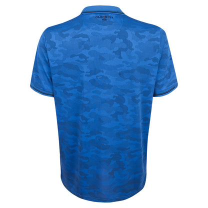 Genesis Scottish Open Glenmuir Men's Blue Camo Polo Shirt