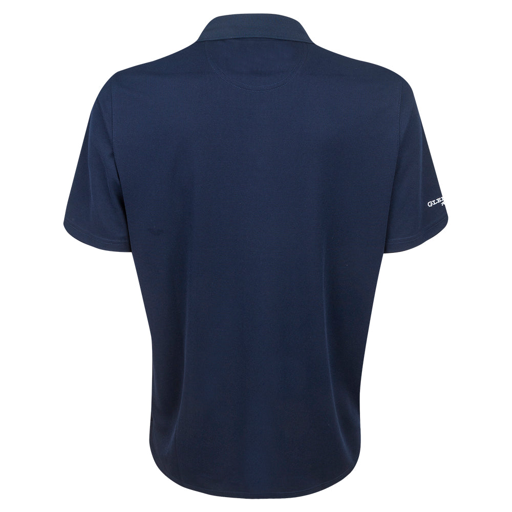 Genesis Scottish Open Glenmuir Men's Navy Striped Polo Shirt