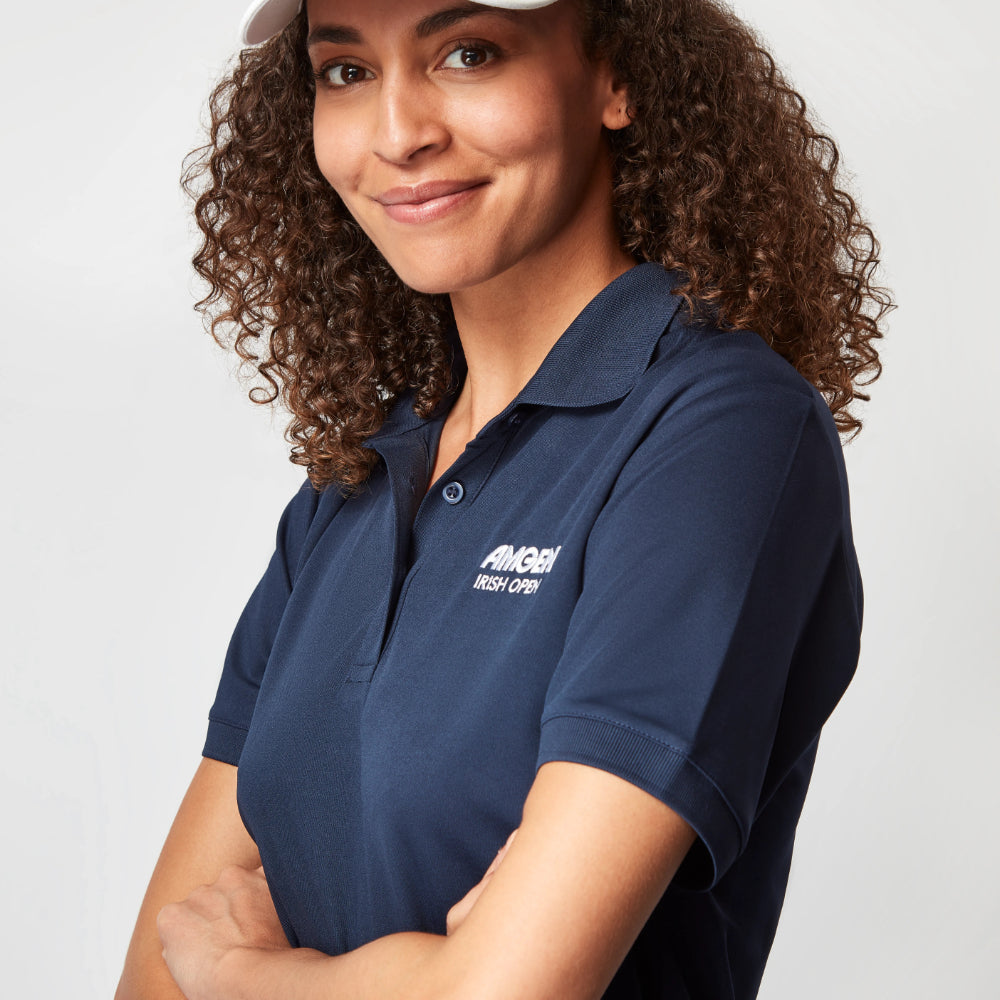 Amgen Irish Open Women's Navy Polo Shirt