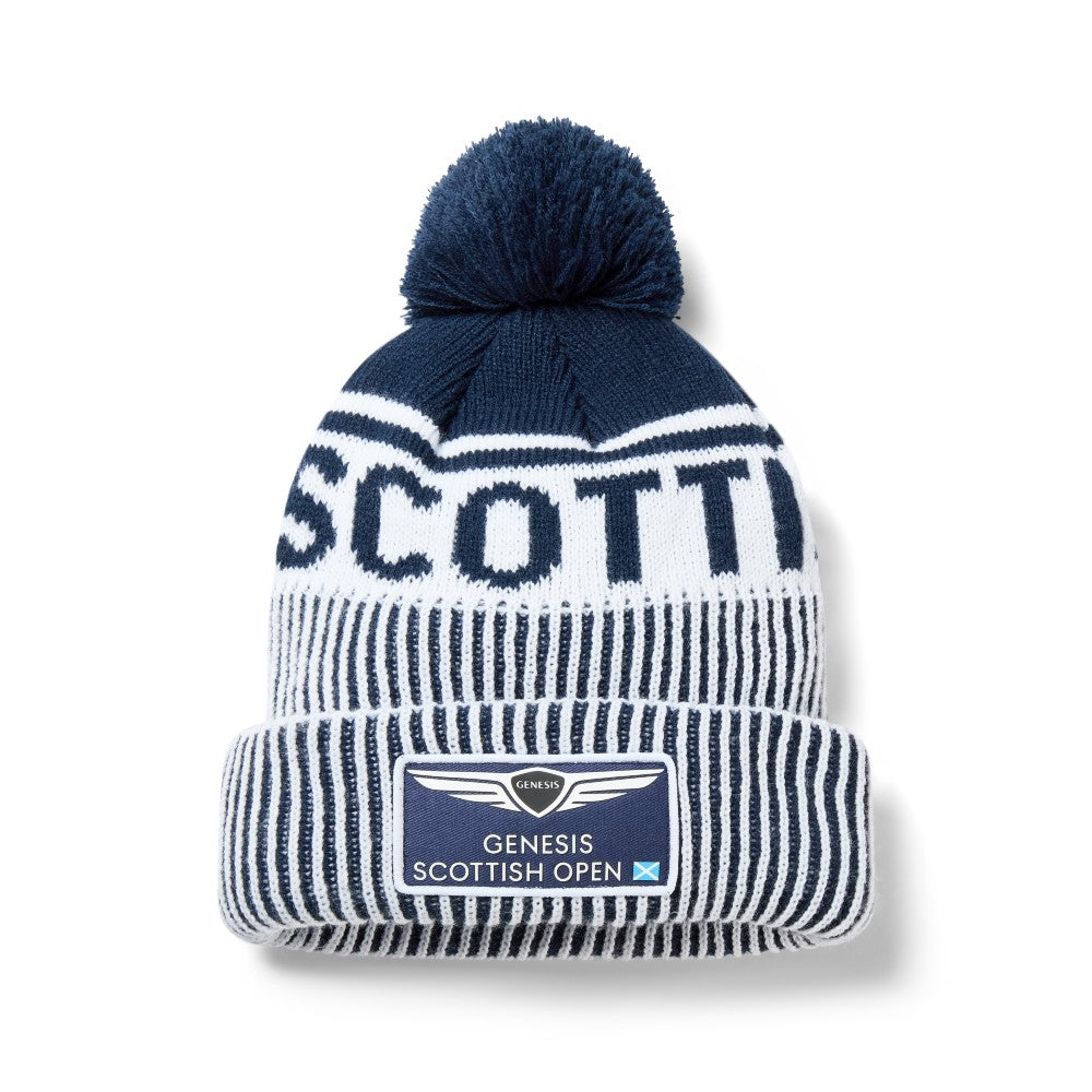 Genesis Scottish Open Navy Knit Bobble Hat