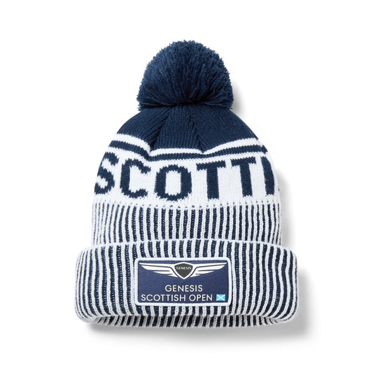 Genesis Scottish Open Navy Knit Bobble Hat