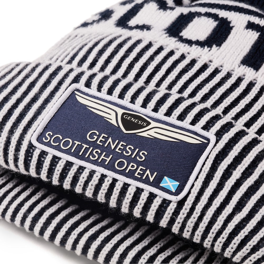 Genesis Scottish Open Navy Knit Bobble Hat