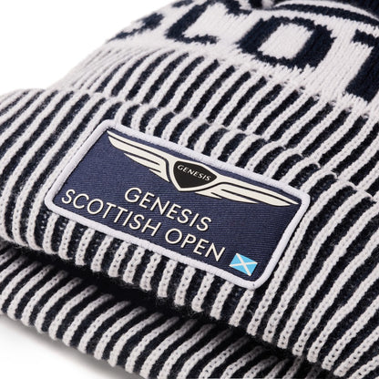 Genesis Scottish Open Navy Knit Bobble Hat