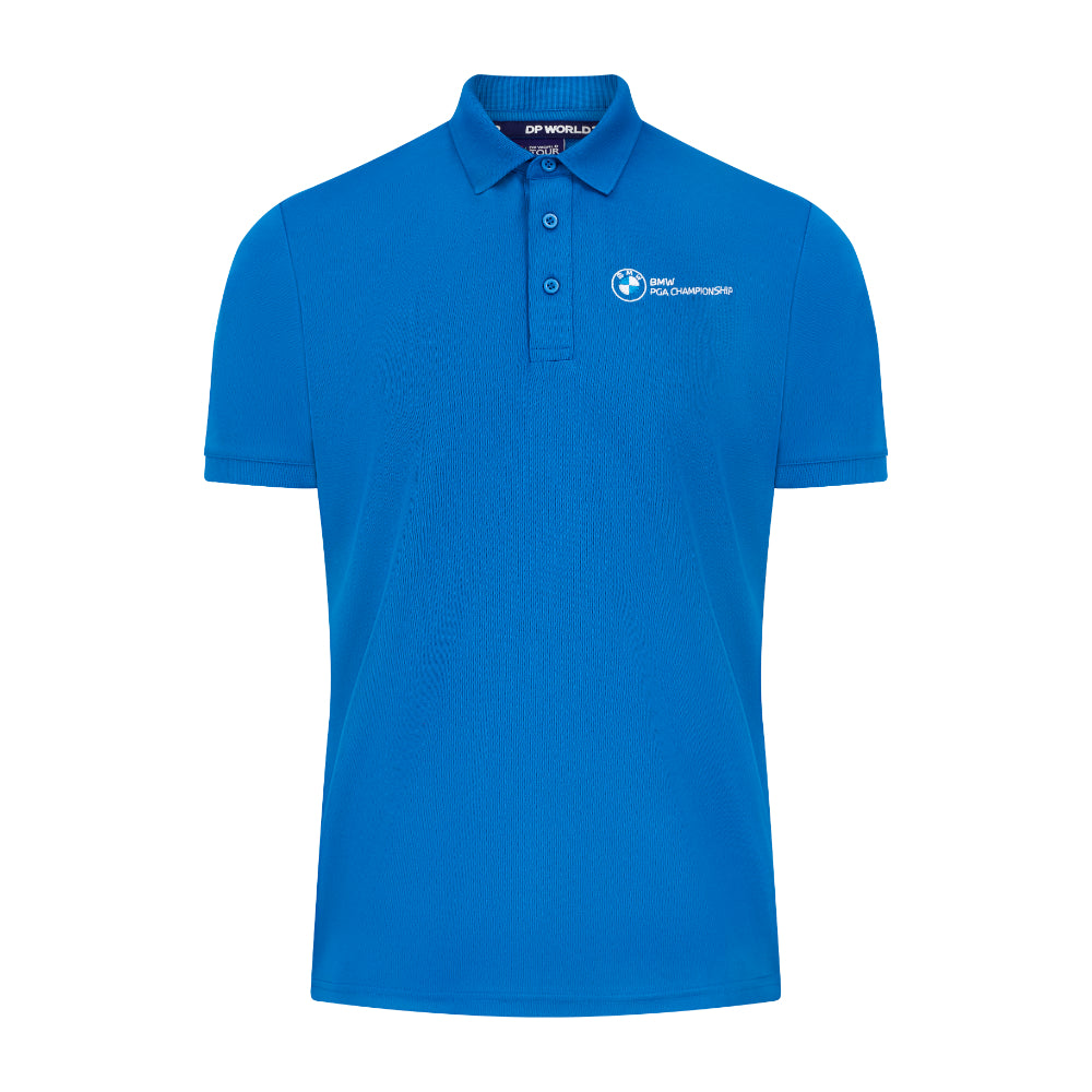 BMW PGA Championship Men&#39;s Royal Blue Polo Shirt - Front