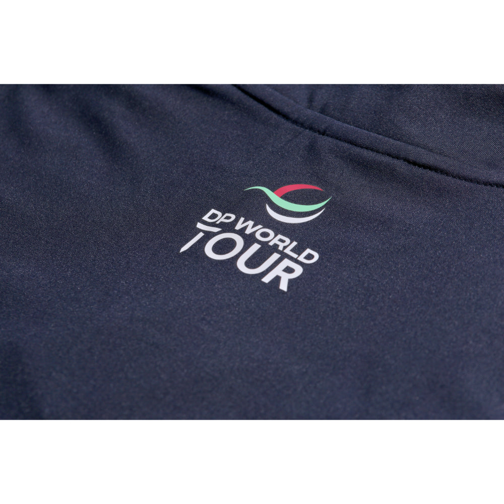BMW PGA Championship Men's Navy 1/4 Zip Mid Layer - Logo Close-up