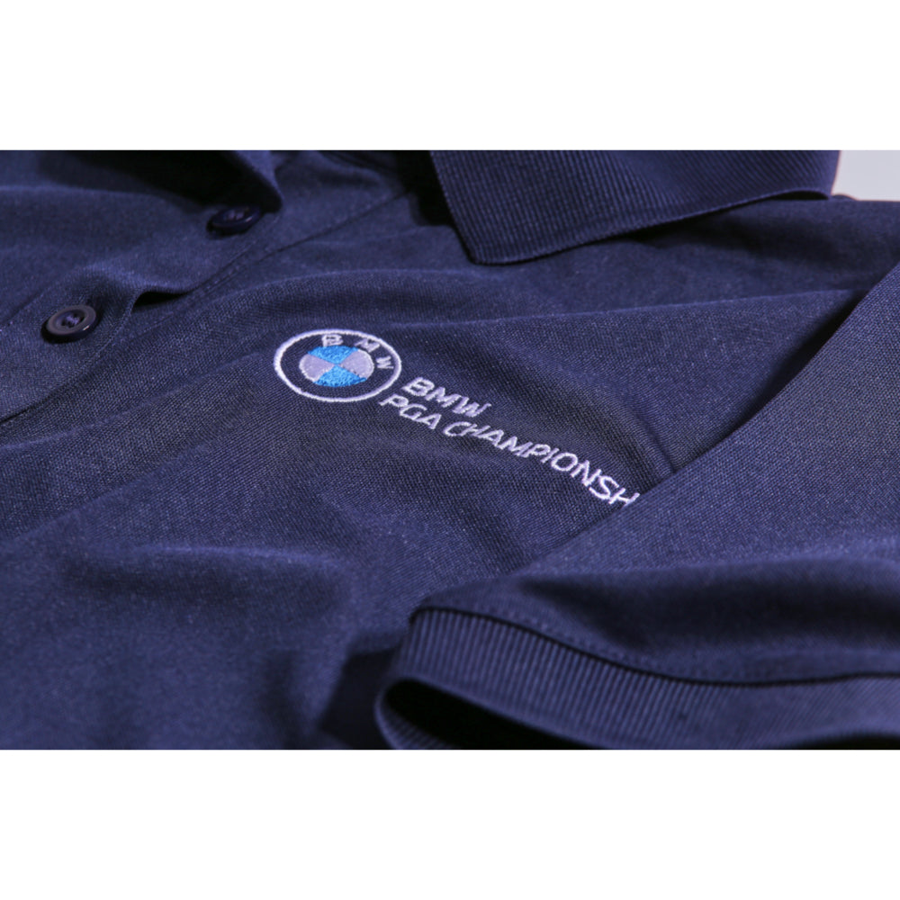 BMW PGA Championship Women&#39;s Navy Polo Shirt - Badge Close-up