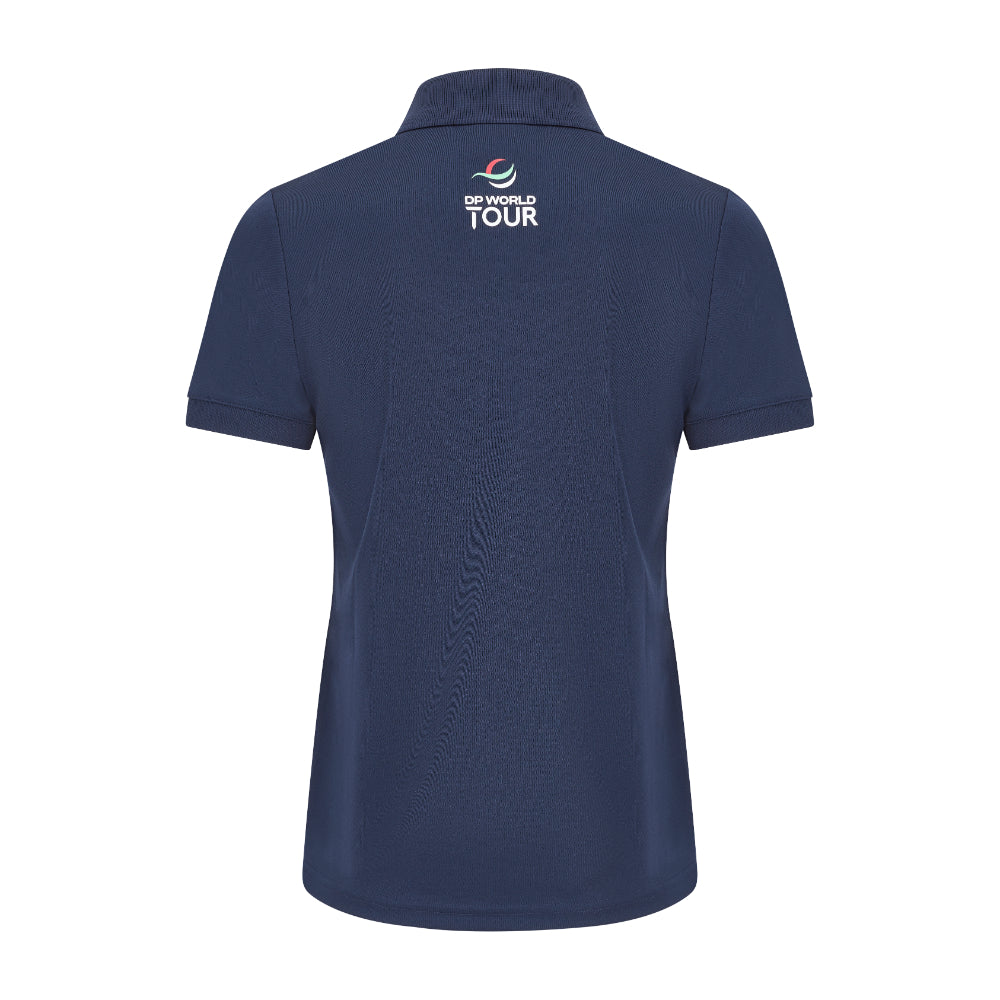 BMW PGA Championship Women's Navy Polo Shirt - Front