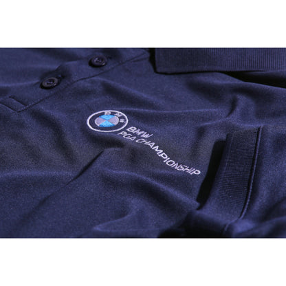 BMW PGA Championship Youth Navy Polo Shirt - Badge Close-up