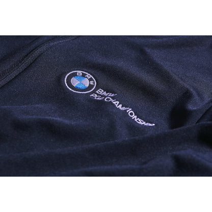 BMW PGA Championship Youth Navy 1/4 Zip Mid Layer - Badge Close-up