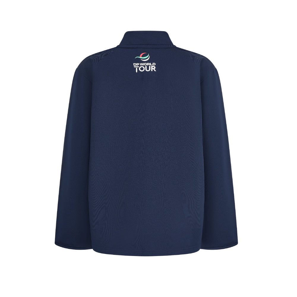 BMW PGA Championship Youth Navy 1/4 Zip Mid Layer - Back