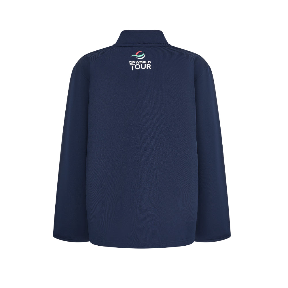 BMW PGA Championship Youth Navy 1/4 Zip Mid Layer - Front