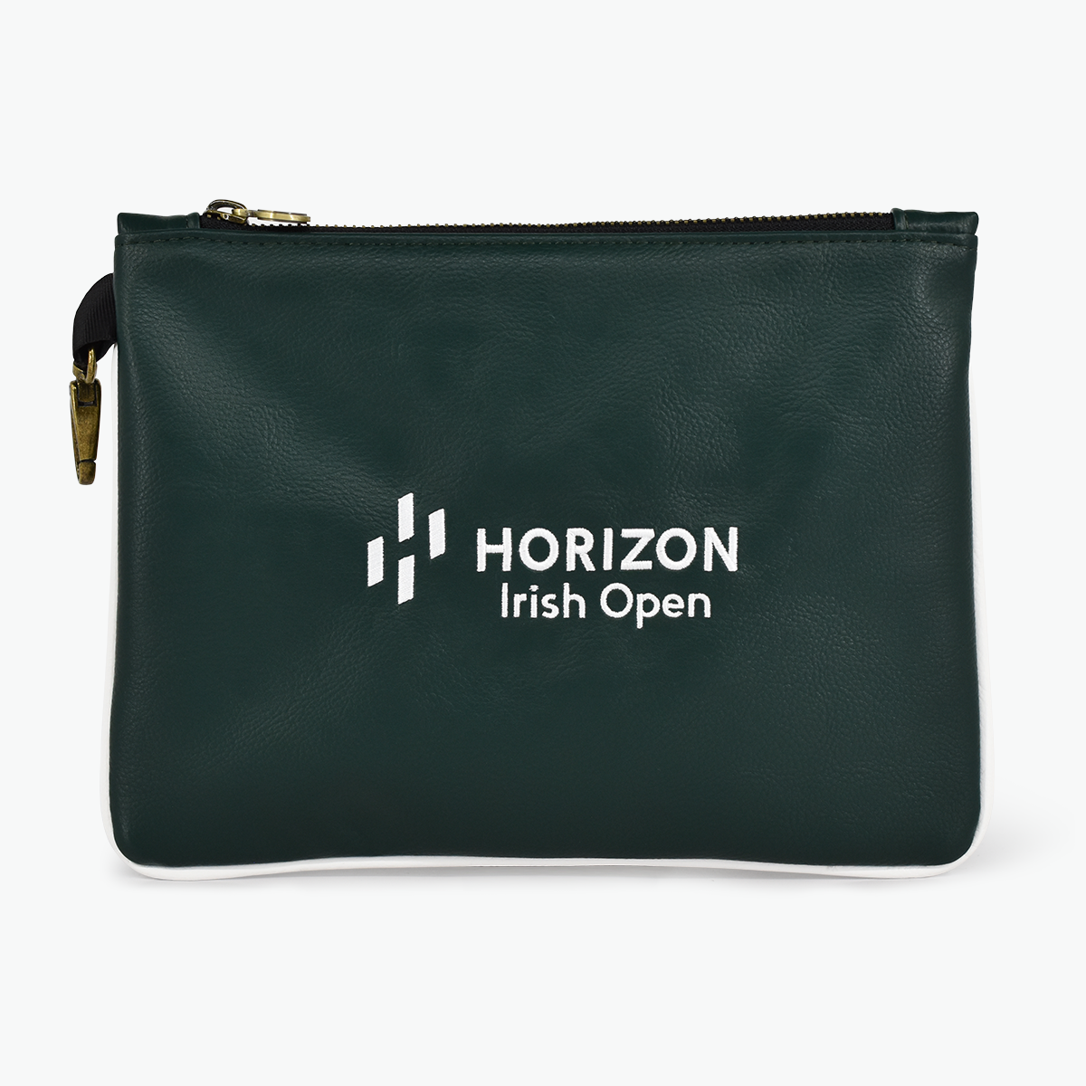 Horizon Irish Open Valuables Zip Bag - Green - Front
