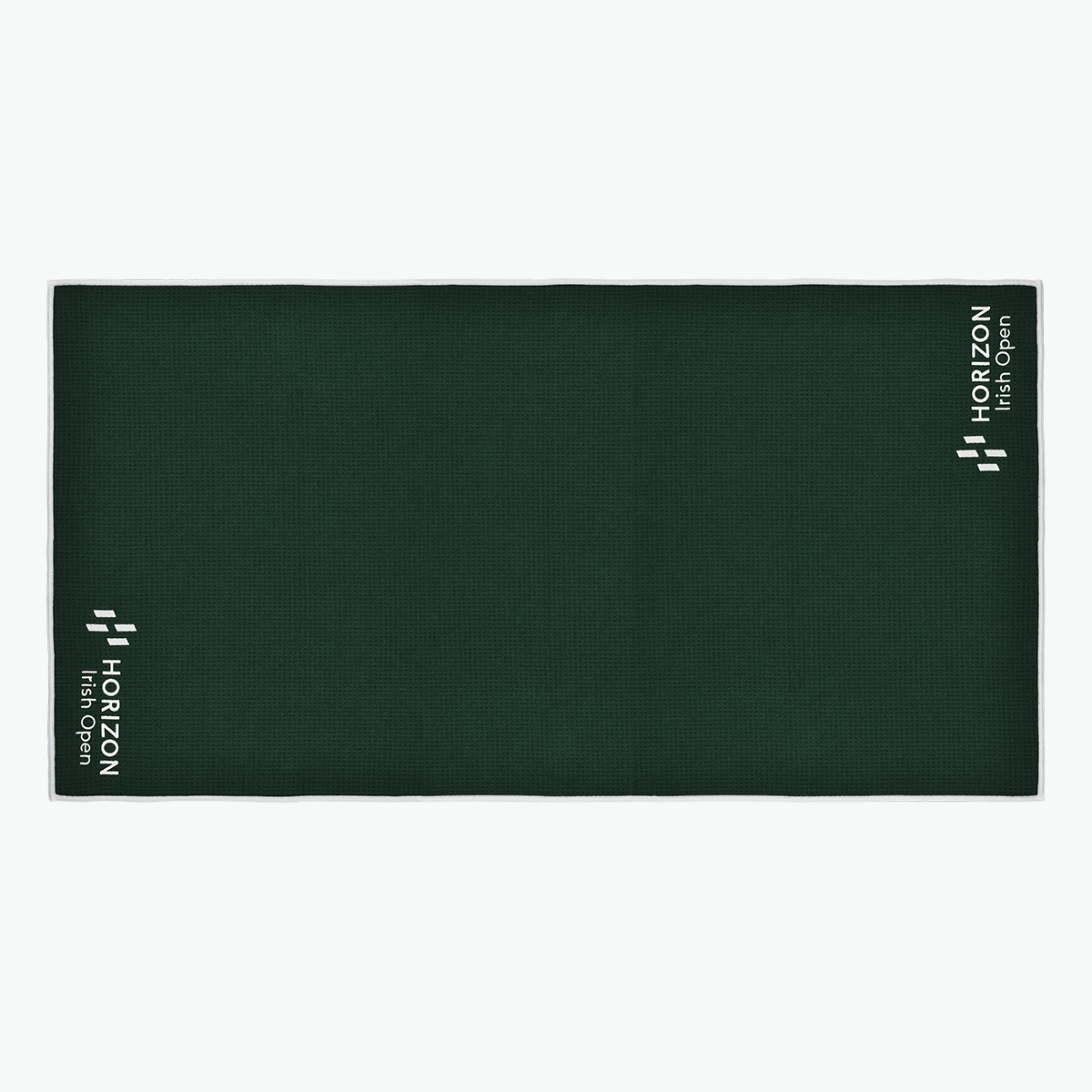 Horizon Irish Open Aqua Lock Golf Towel - Green - Front