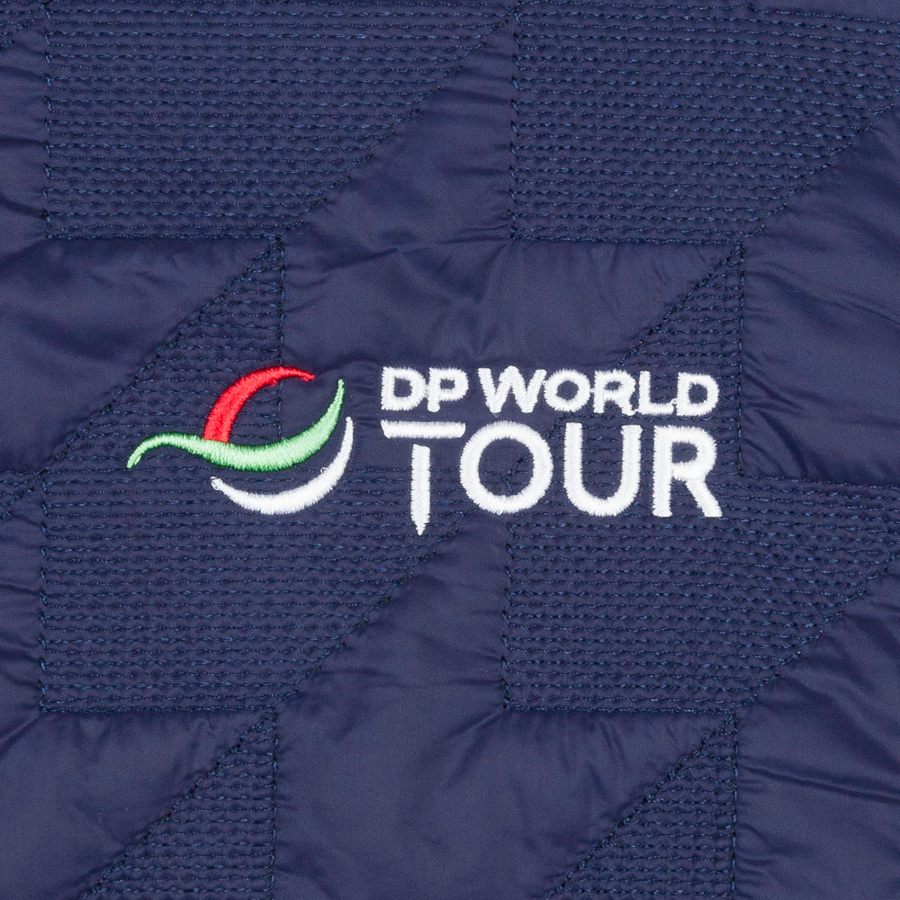 Women&#39;s DP World Tour Quilted Jacket - Navy