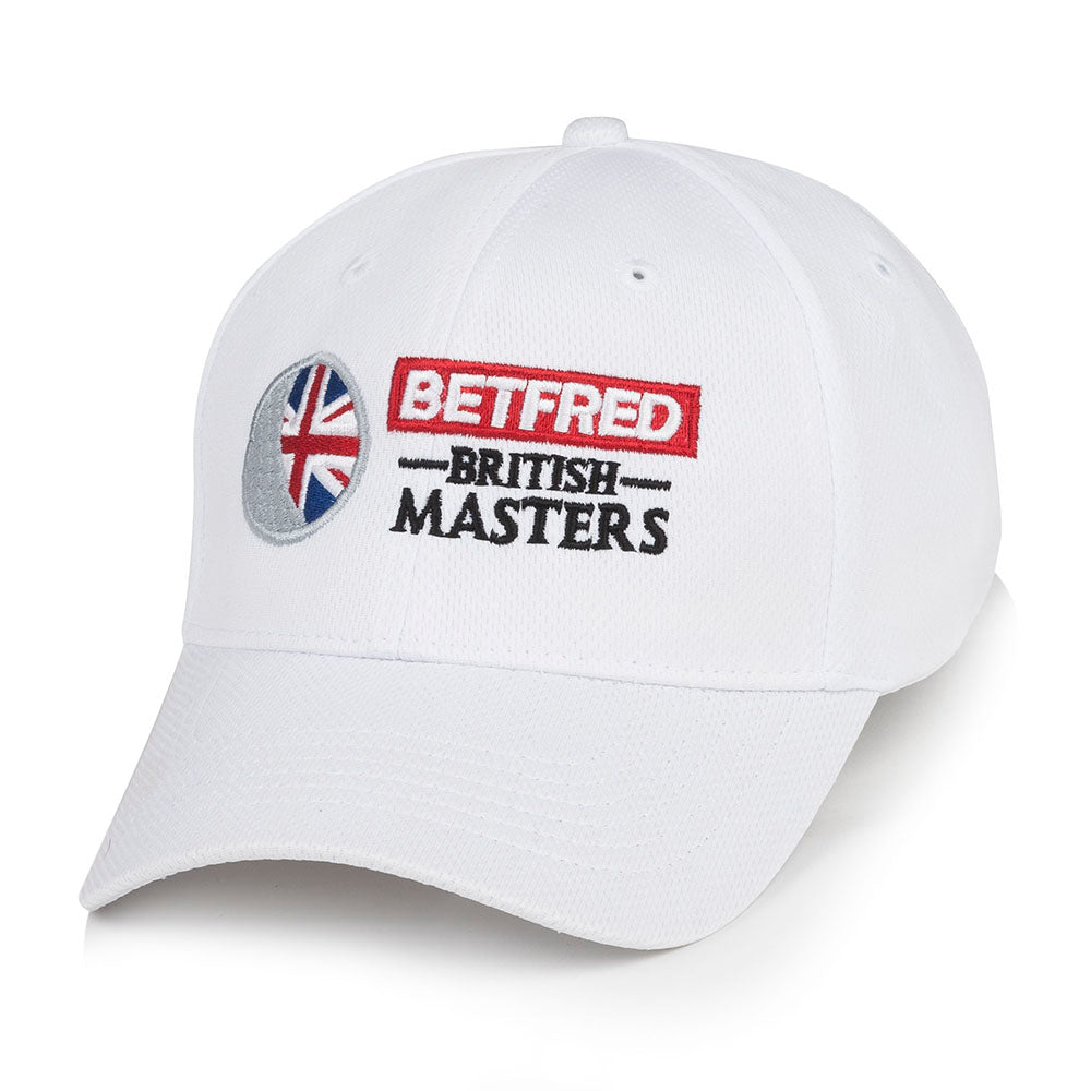 British Masters Sports Cap - White - Front