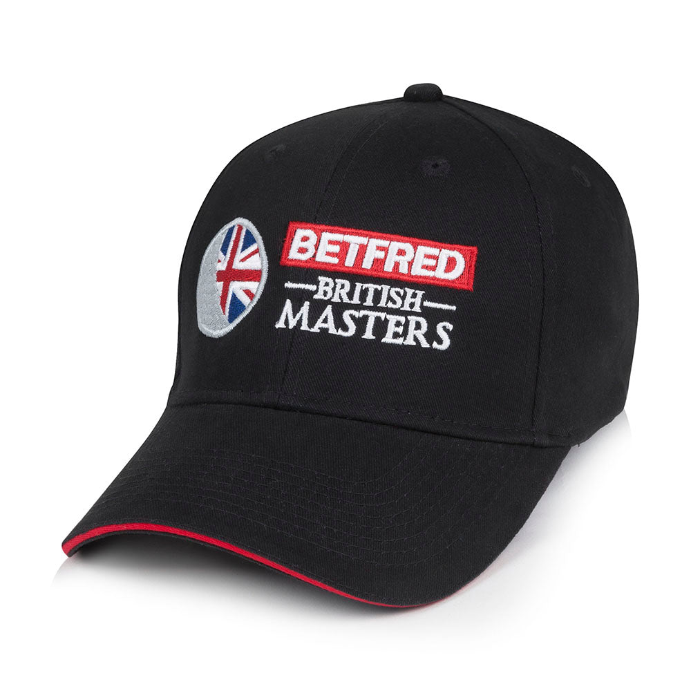 British Masters Cotton Cap - Black - Front