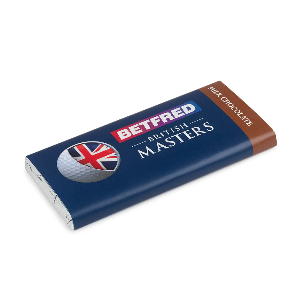 British Masters Milk Chocolate 100g - Front