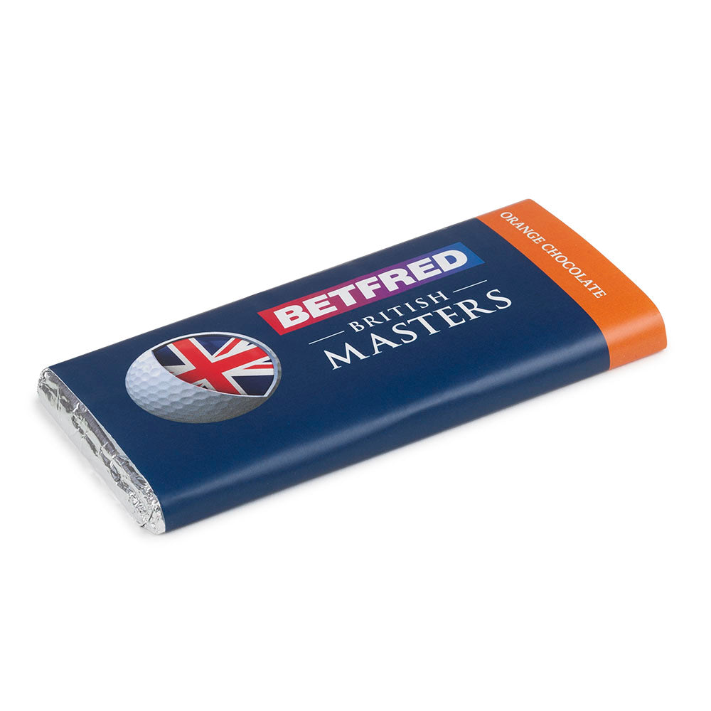 British Masters Orange Chocolate 100g - Front