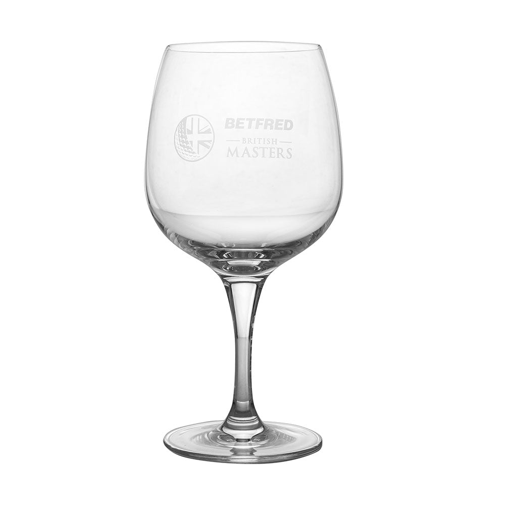 British Masters Crystal Gin Glass - Front