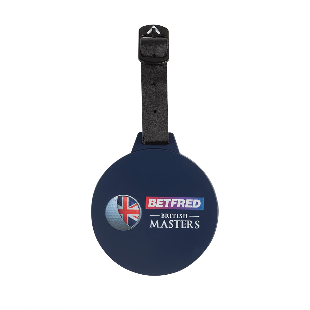 British Masters Bag Tag - Front