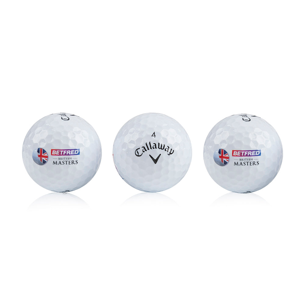 British Masters Warbird Golf Balls - 3 Pack - Front
