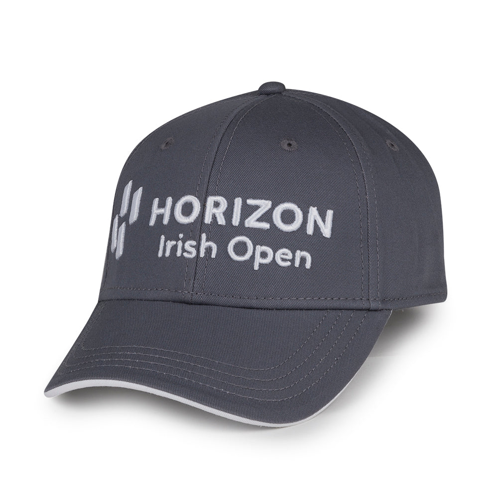Horizon Irish Open Cotton Cap - Grey - Front