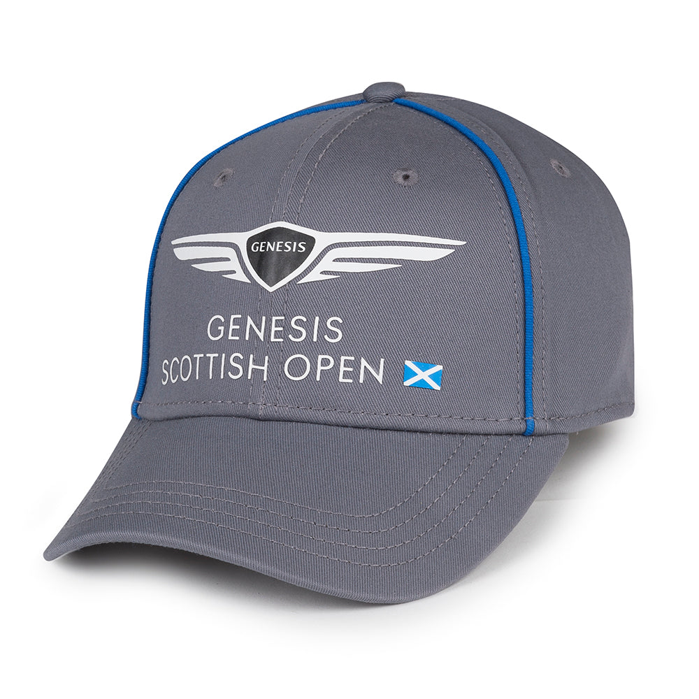 Genesis Scottish Open Cotton Cap - Grey - Front