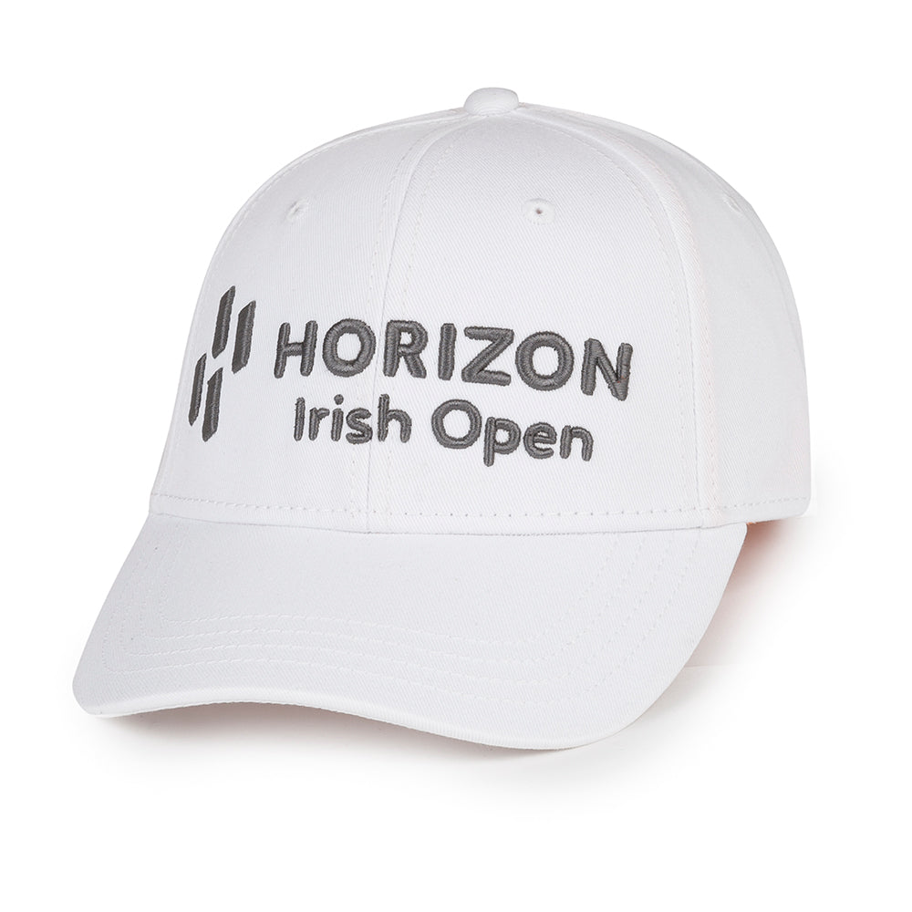 Horizon Irish Open Cotton Cap - White - Front