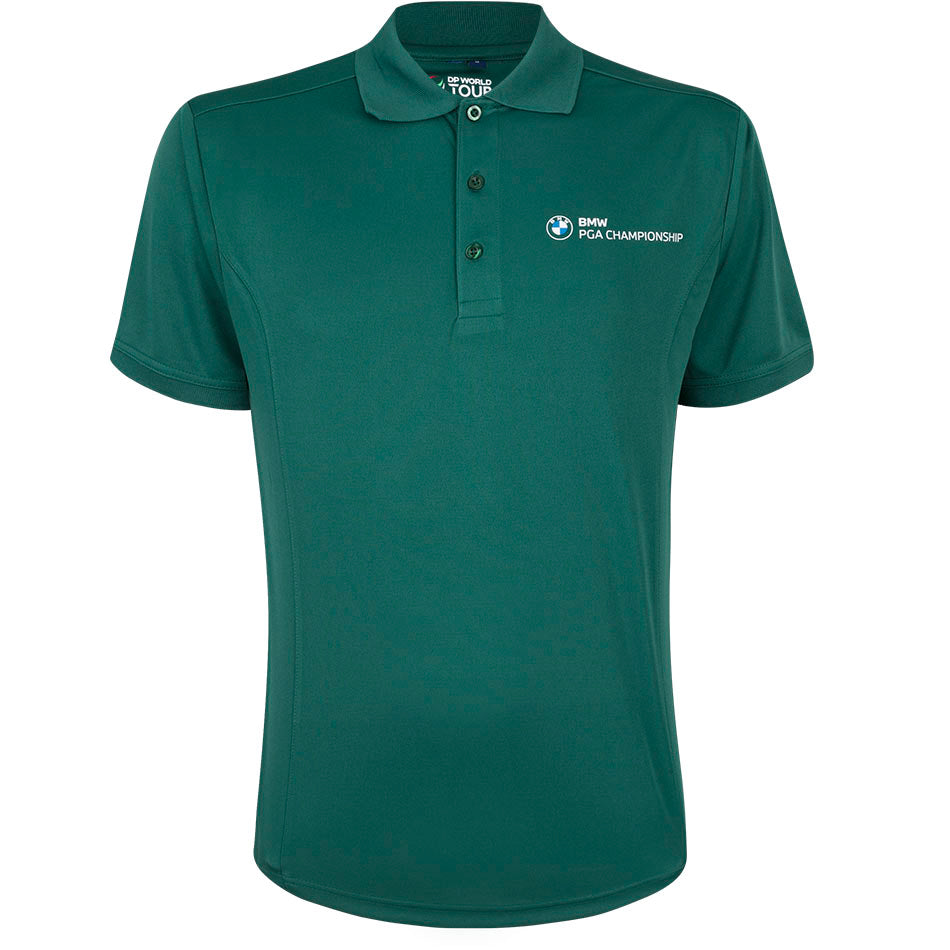 BMW PGA Championship Men's Green Polo - Front