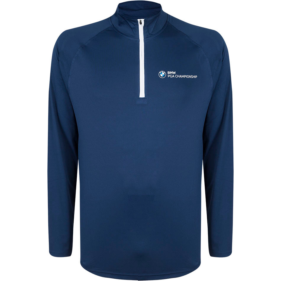 BMW PGA Championship Men&#39;s Navy 1/4 Zip Mid Layer