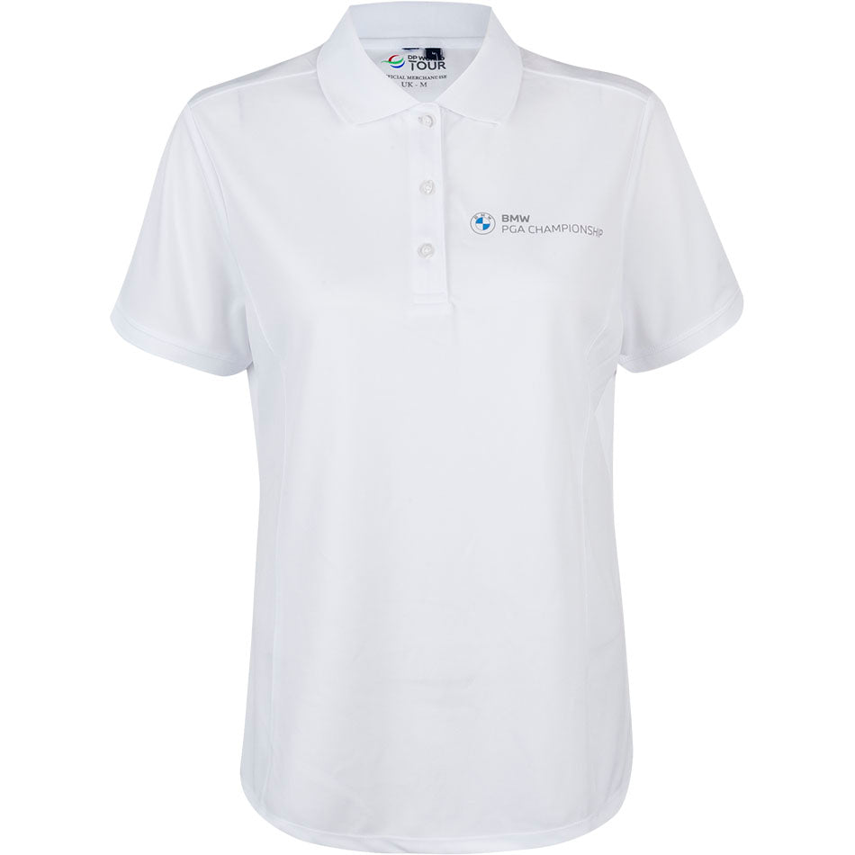 BMW PGA Championship Women's White Polo - Front