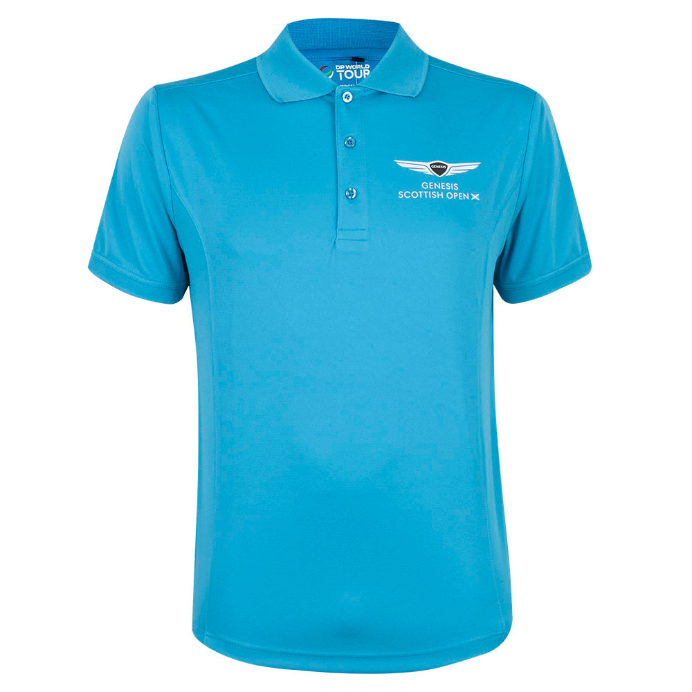 Genesis Scottish Open Men&#39;s Polo Shirt - Sky Blue