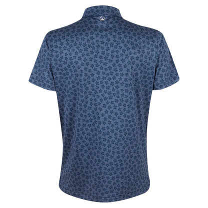 BMW PGA Championship Peter Millar Men's Navy Print Polo - Back