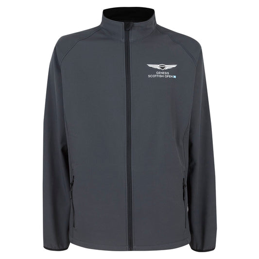 Genesis Scottish Open Men's Soft Shell Jacket - Grey - Front