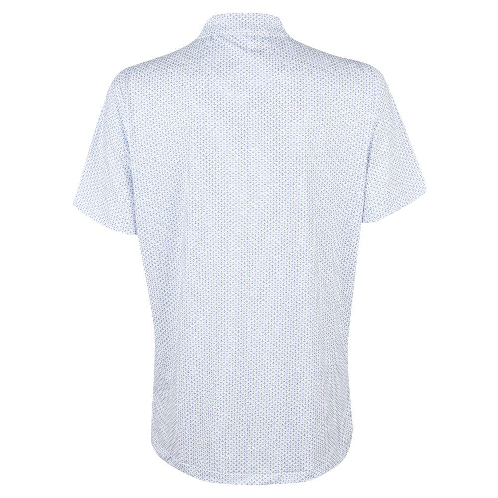 Horizon Irish Open Peter Millar Print Polo Shirt - White/Blue