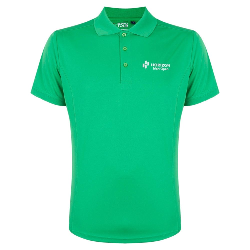 Horizon Irish Open Men's Polo Shirt - Green - Front