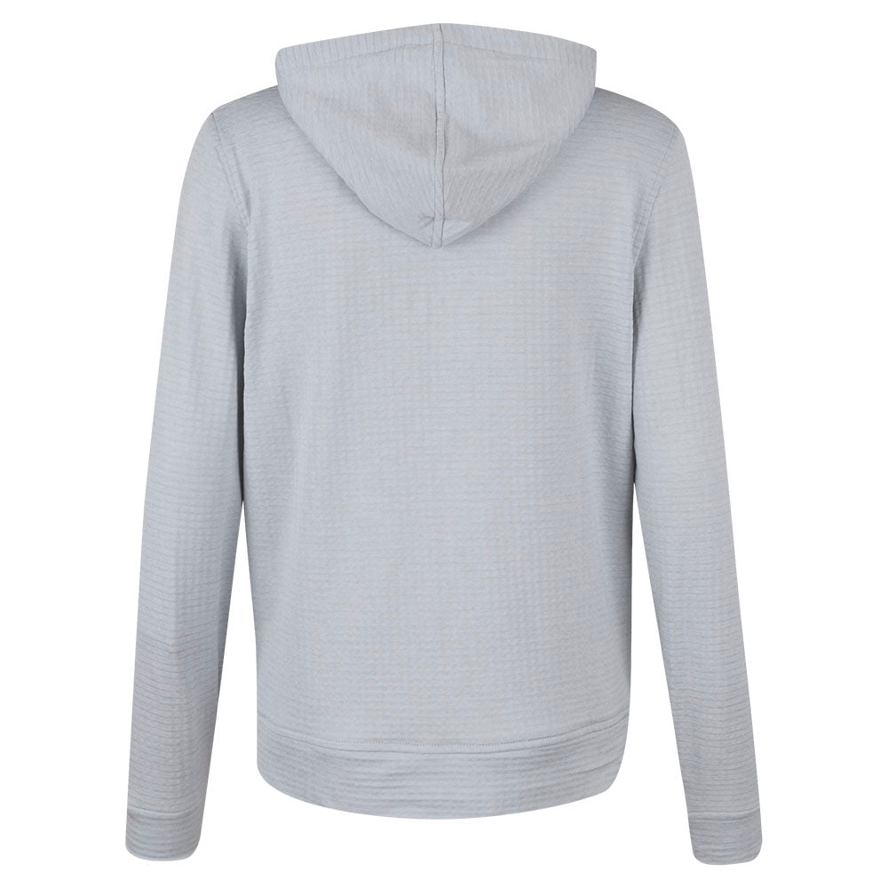 BMW PGA Championship Peter Millar Women's Grey Zip Hoodie - Back