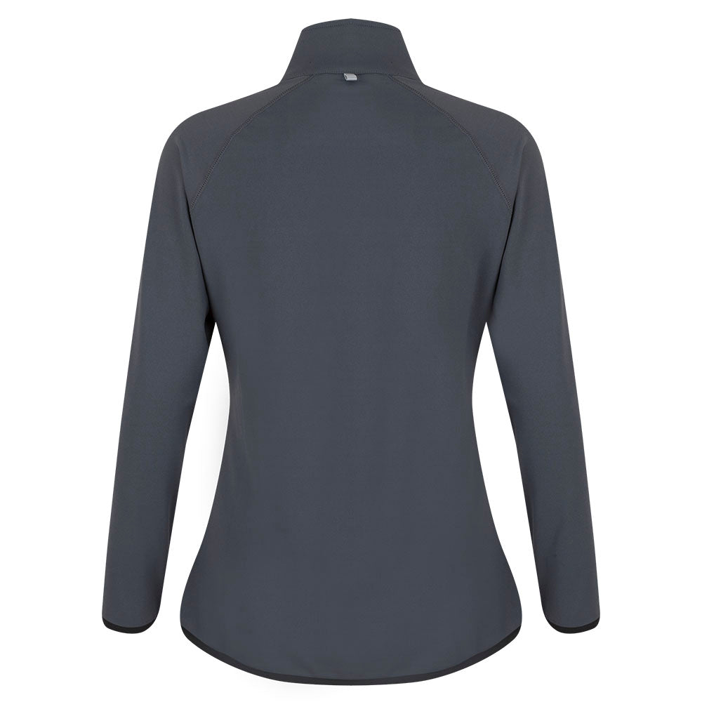 Horizon Irish Open Women&#39;s 1/4 Zip Mid Layer - Grey - Back