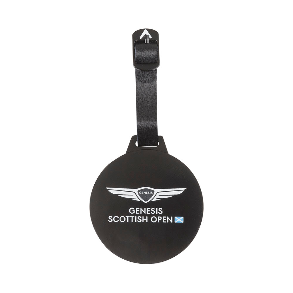 Genesis Scottish Open Bag Tag - Black - Front