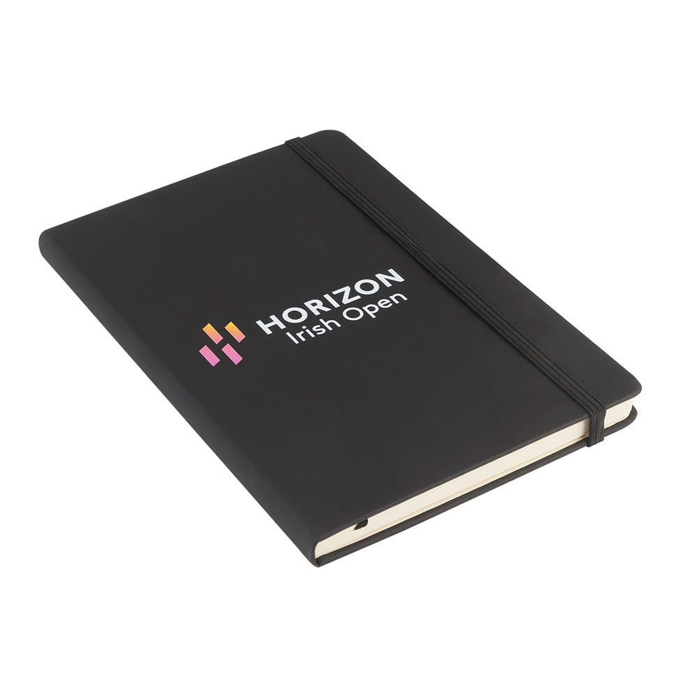 Horizon Irish Open A5 Notepad - Black - Front
