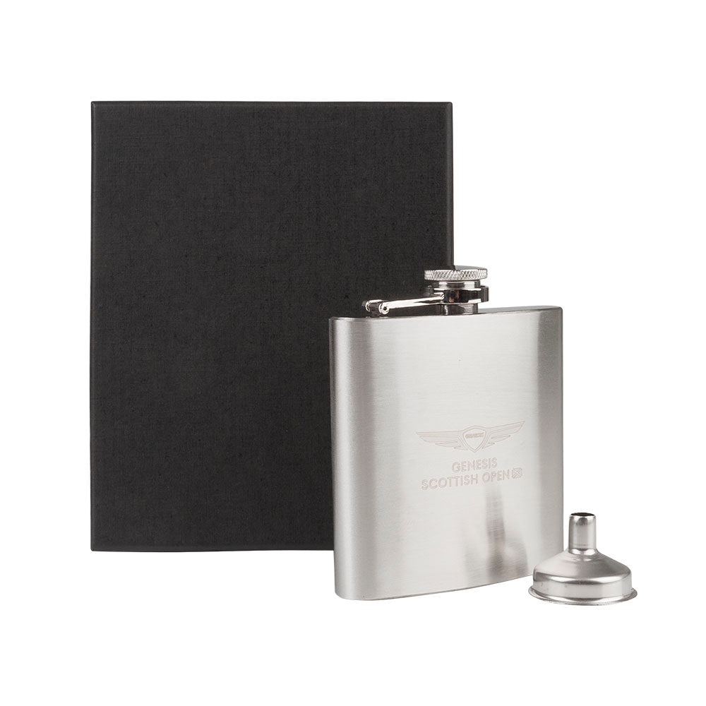 Genesis Scottish Open Hip Flask - Front
