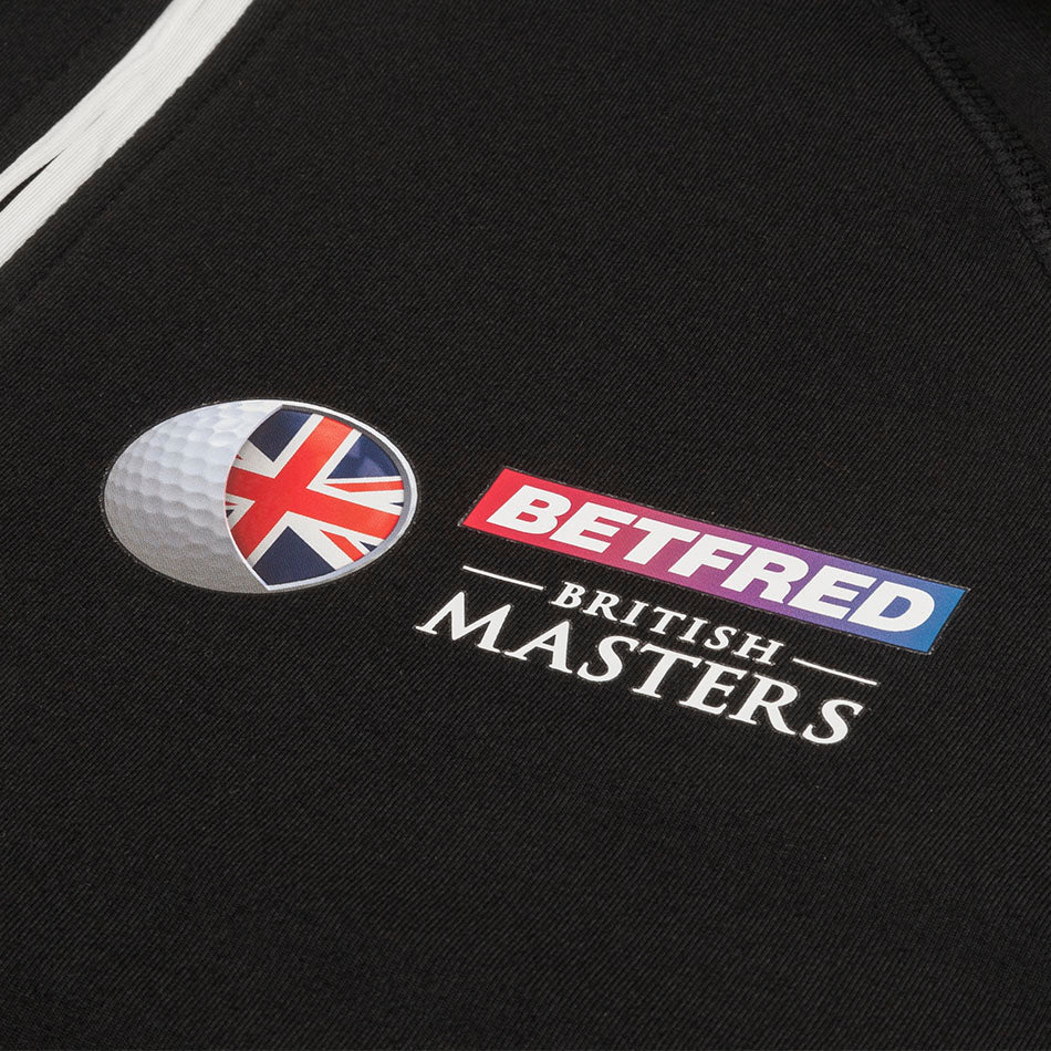 British Masters Men&#39;s 1/4 Zip Mid Layer - Black