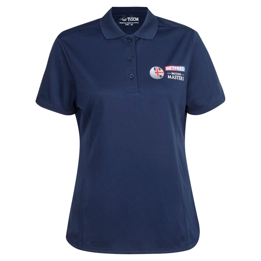 British Masters Women&#39;s Polo - Navy - Front