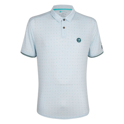 Men's DP World Tour/Oceantee Polo - Blue - Front