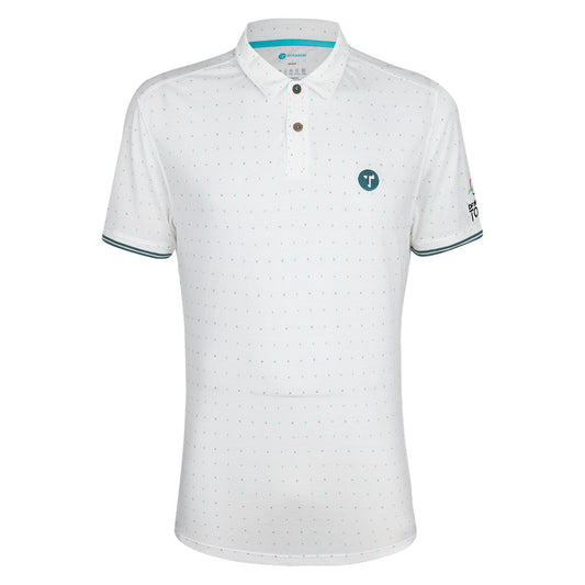 Men's DP World Tour/Oceantee Polo - White - Front