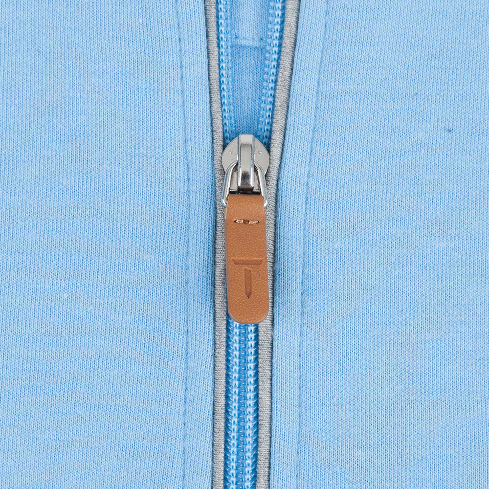 CAZOO Open Men's Mistral 1/4 Zip Mid Layer - Zip Close-up