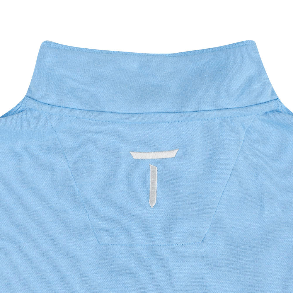 CAZOO Open Men's Mistral 1/4 Zip Mid Layer - Logo Close-up