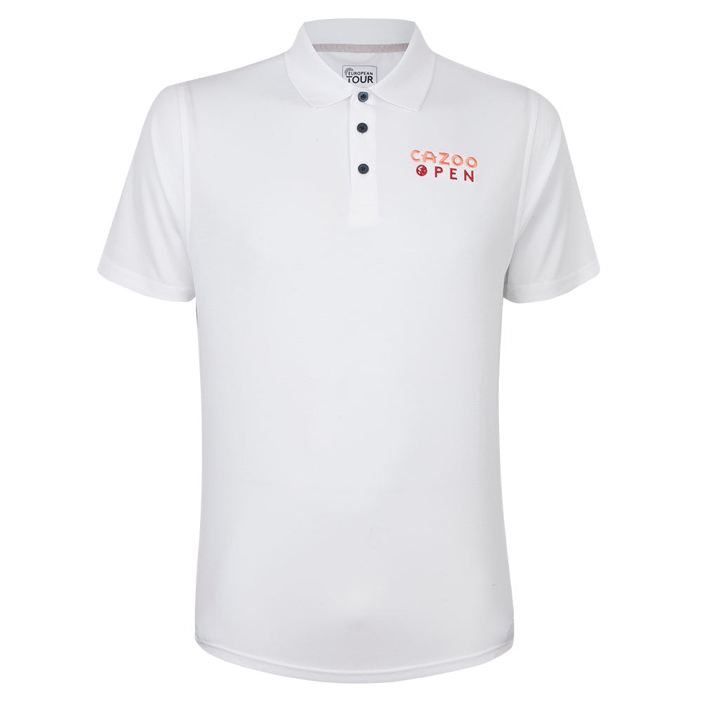 CAZOO Open Men's Plain Polo - Front White